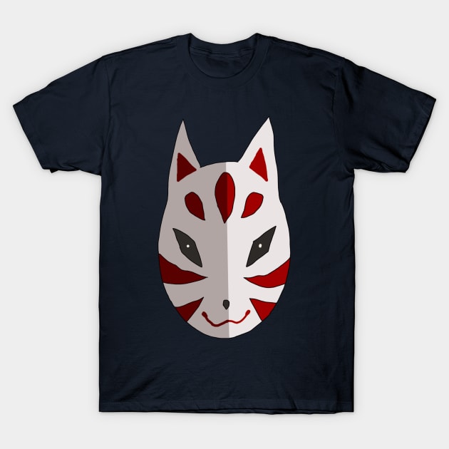 Kitsune Mask T-Shirt by Usagicollection